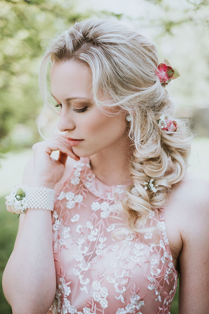 Vintage Brautshooting und Brautstyling - Vintage Brautjungfer mi